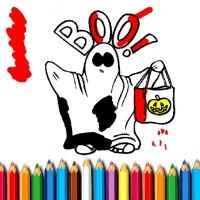 Play Halloween Coloring Book